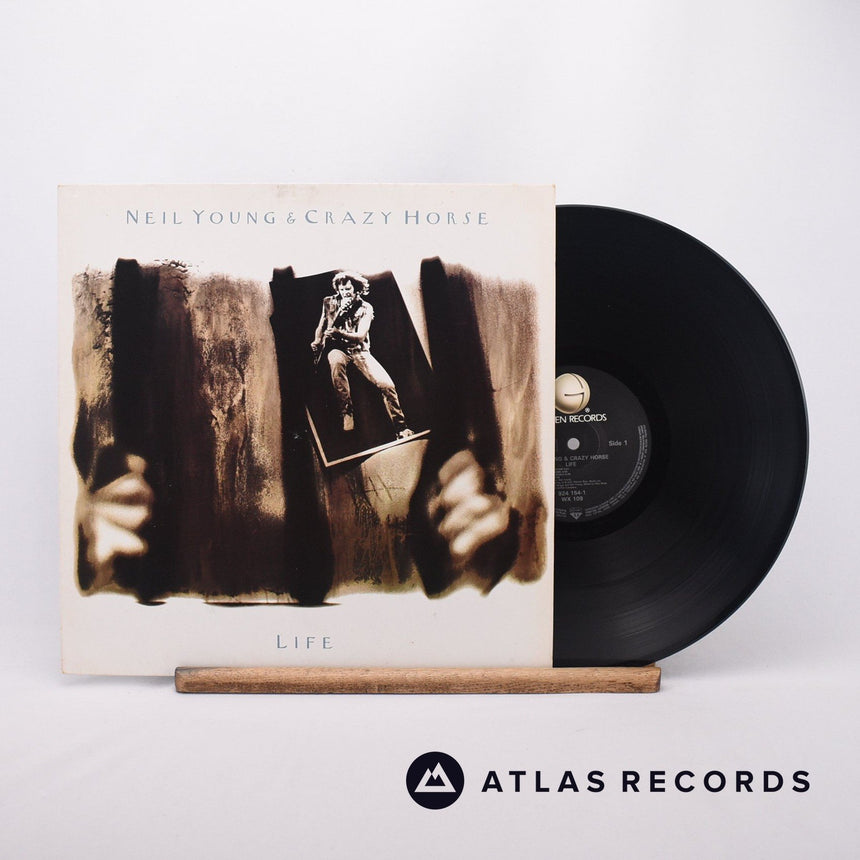 Neil Young Life LP Vinyl Record - Front Cover & Record