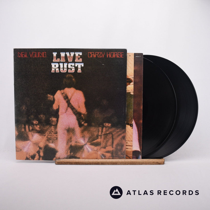 Neil Young Live Rust 2 x LP Vinyl Record - Front Cover & Record