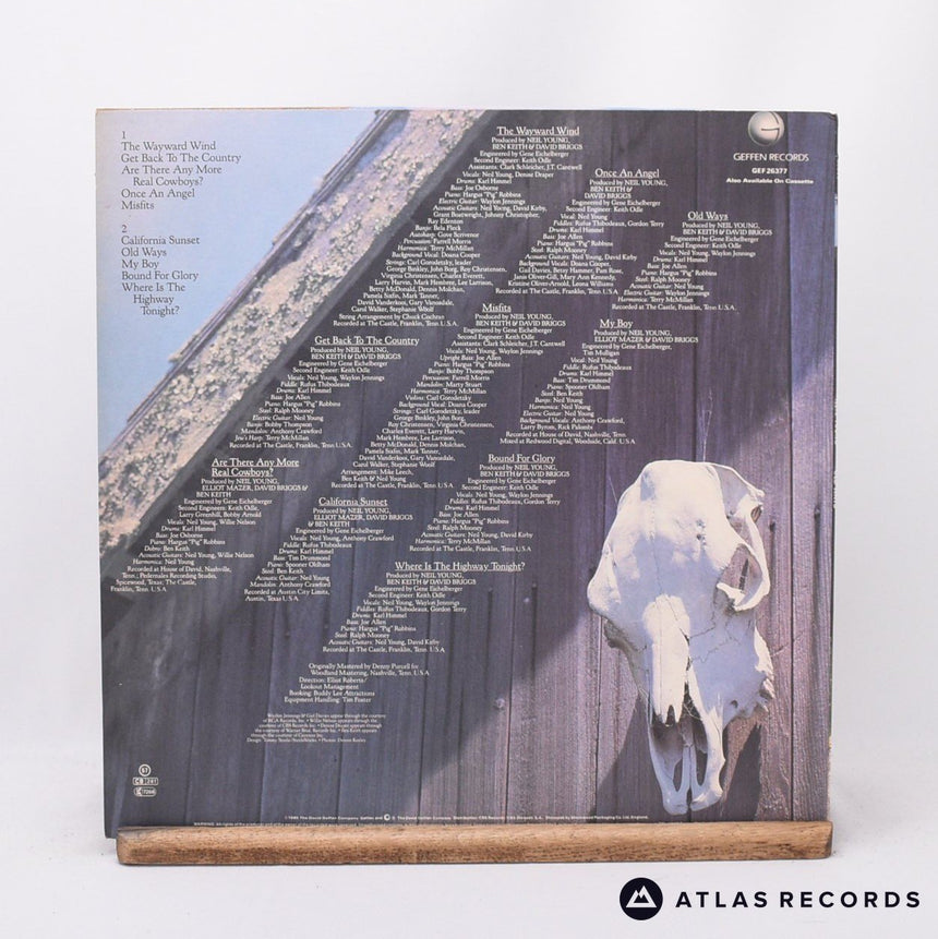 Neil Young - Old Ways - LP Vinyl Record - EX/EX