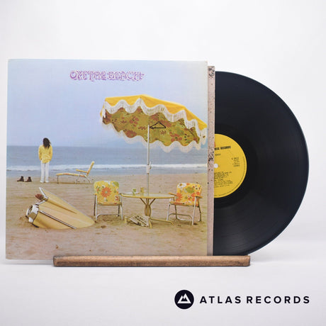 Neil Young On The Beach LP Vinyl Record - Front Cover & Record