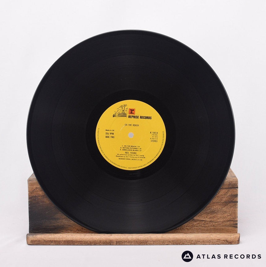 Neil Young - On The Beach - First Uk Press A4 B5 LP Vinyl Record - EX/VG+