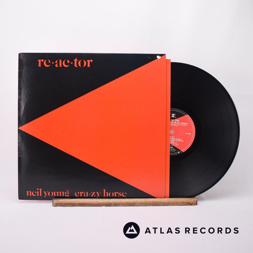 Neil Young - Reactor - Strawberry LP Vinyl Record - VG+/EX