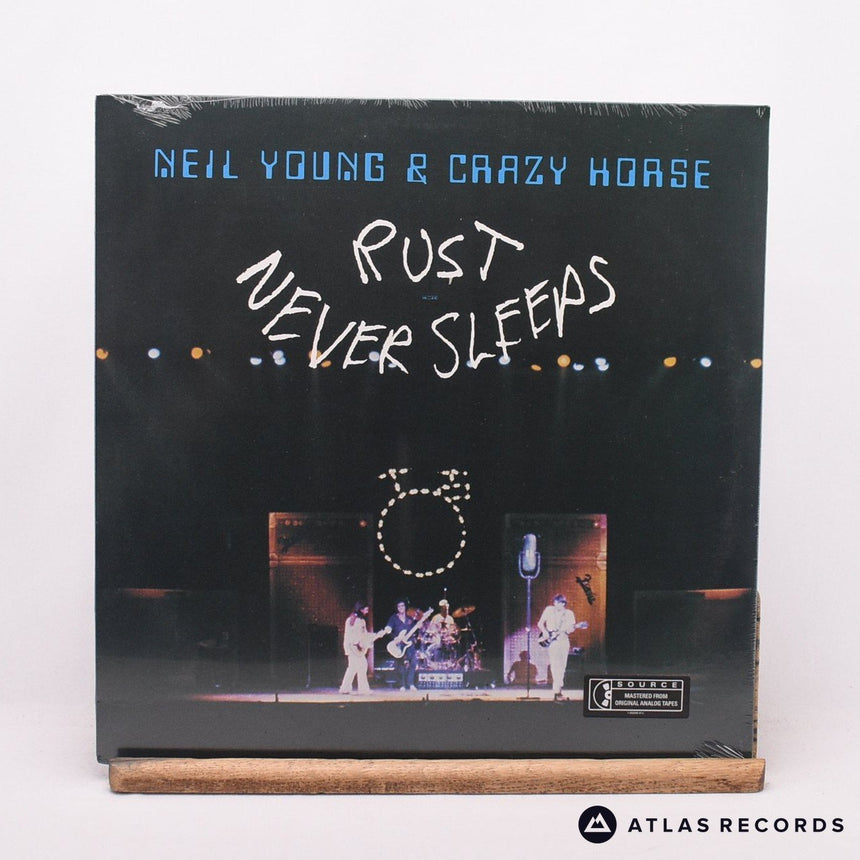 Neil Young Rust Never Sleeps LP Vinyl Record - Front Cover & Record