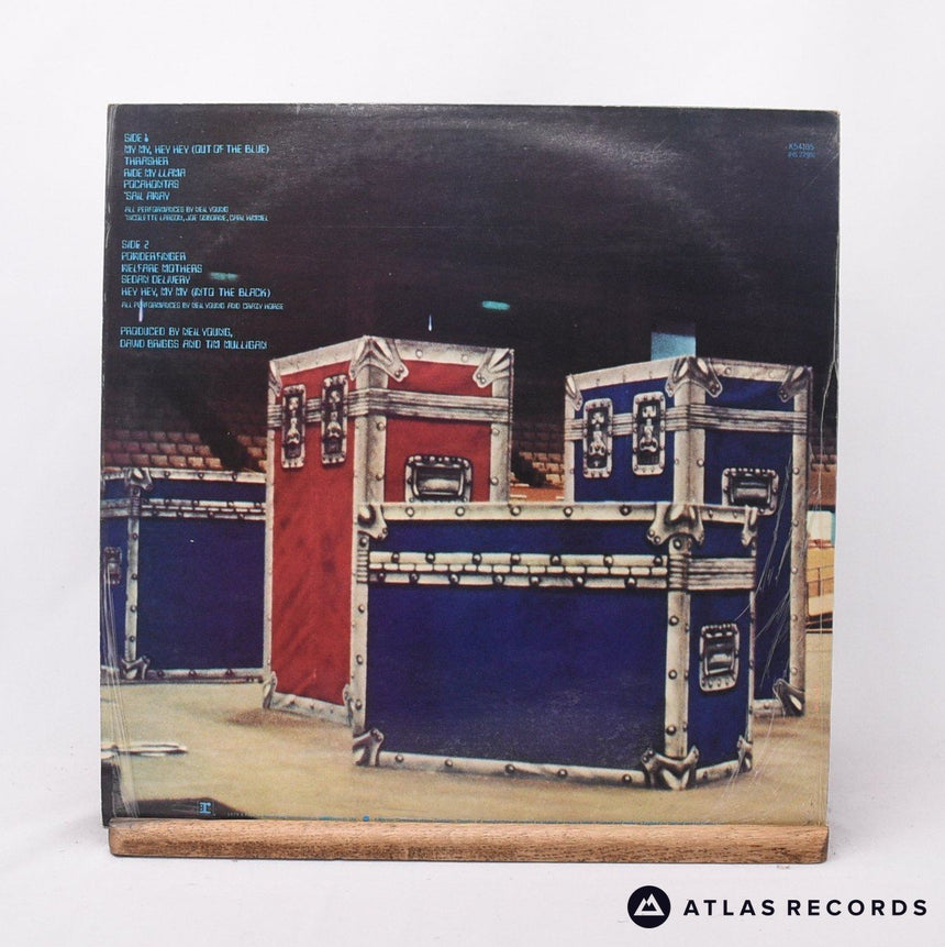 Neil Young - Rust Never Sleeps - Lyric Sheet A2 B1 LP Vinyl Record - VG+/VG+