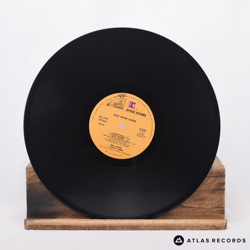 Neil Young - Rust Never Sleeps - Lyric Sheet LP Vinyl Record - VG+/EX