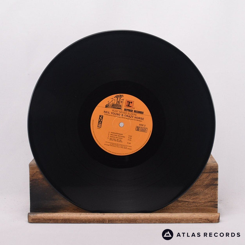 Neil Young - Rust Never Sleeps - Lyric Sheet 3G 3H LP Vinyl Record - NM/NM
