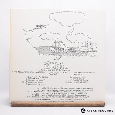 Neil Young - Zuma - Repress LP Vinyl Record - EX/EX
