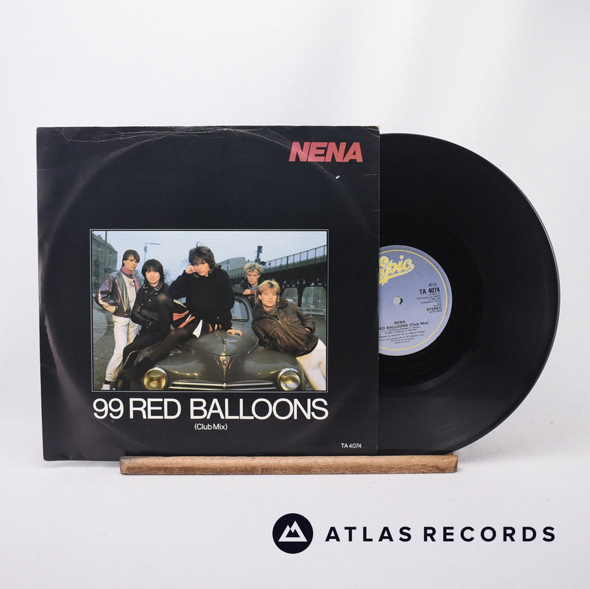 Nena 99 Red Balloons 12" Vinyl Record - Front Cover & Record