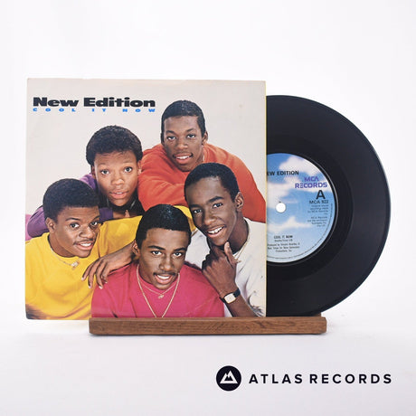 New Edition Cool It Now 7" Vinyl Record - Front Cover & Record