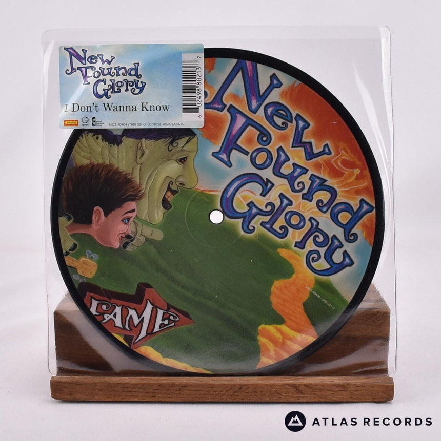 New Found Glory I Don't Wanna Know 7" Vinyl Record - Front Cover & Record