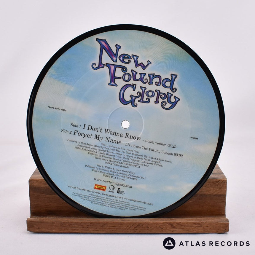 New Found Glory - I Don't Wanna Know - 7" Vinyl Record - NM/NM