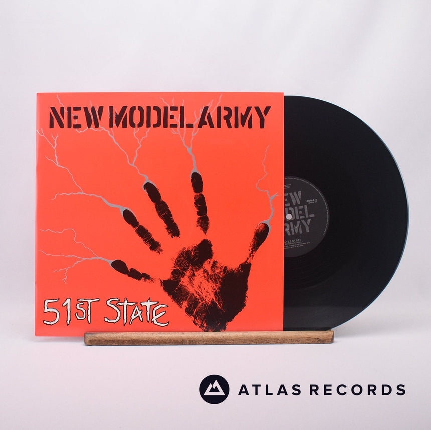 New Model Army 51st State 12" Vinyl Record - Front Cover & Record