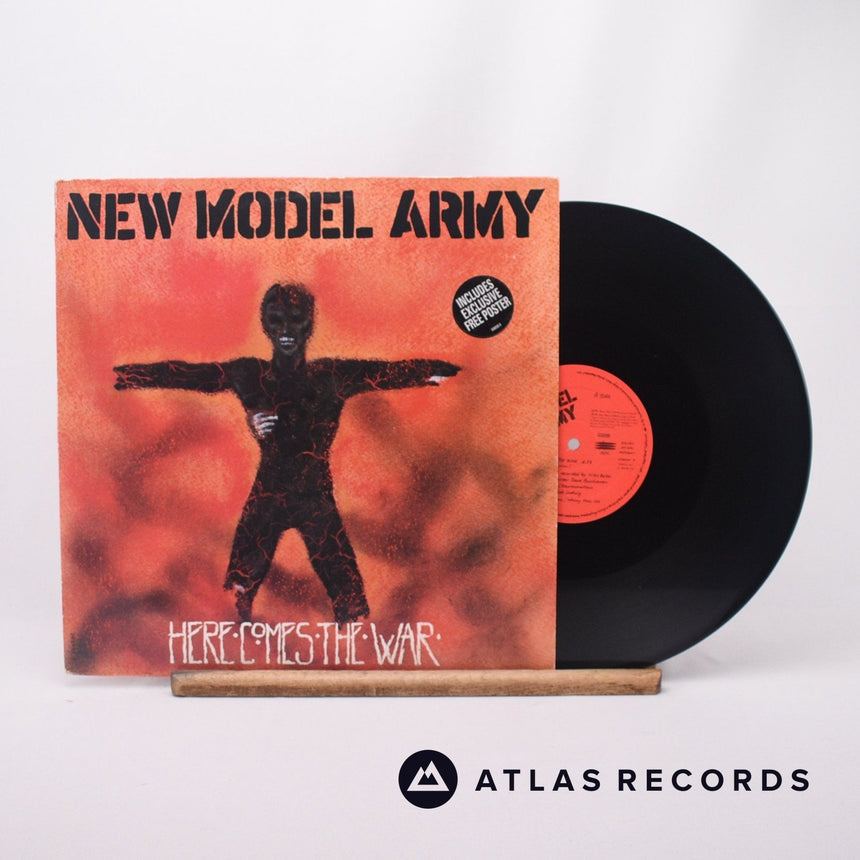 New Model Army Here Comes The War 12" Vinyl Record - Front Cover & Record