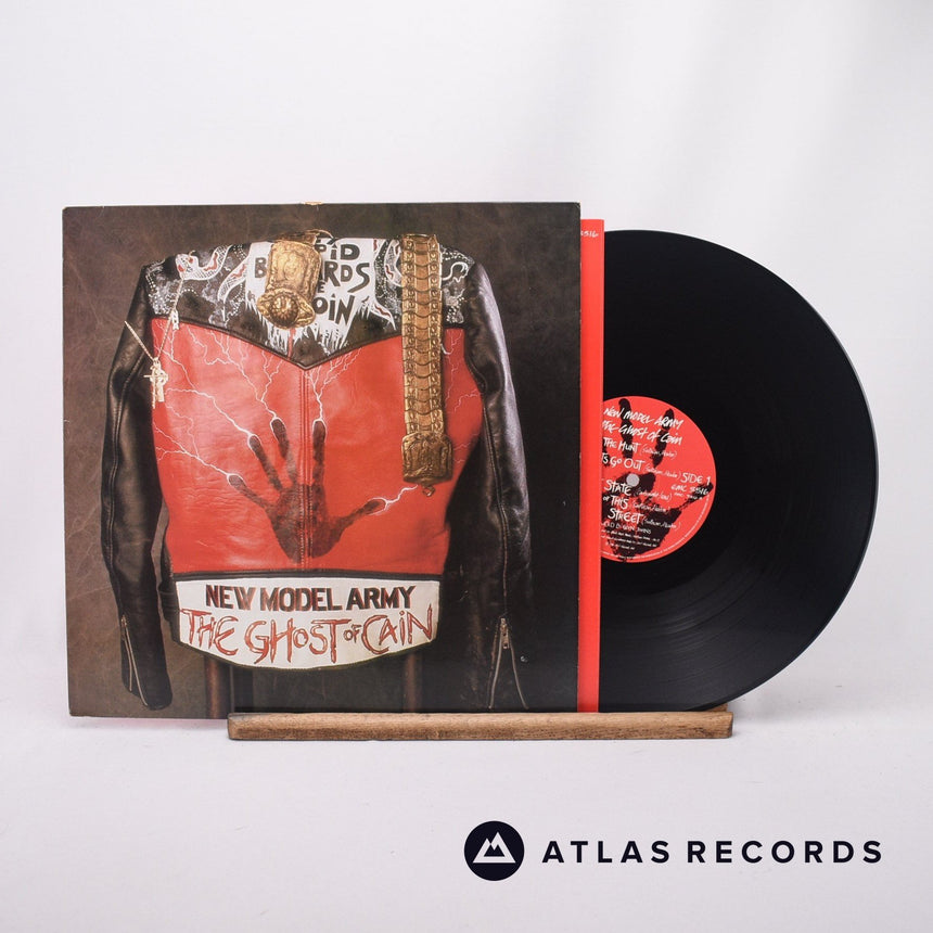 New Model Army The Ghost Of Cain LP Vinyl Record - Front Cover & Record