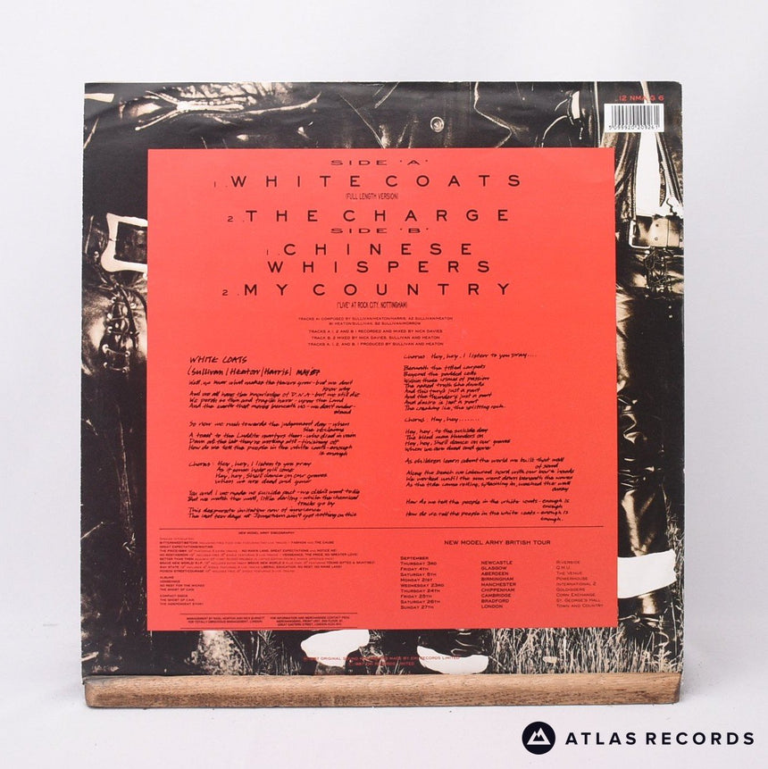 New Model Army - White Coats - Poster Sleeve 12" Vinyl Record - VG+/EX