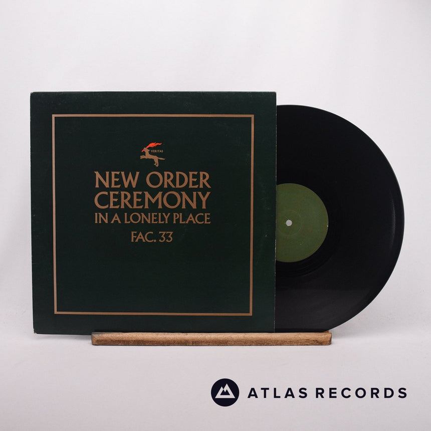 New Order Ceremony 12" Vinyl Record - Front Cover & Record