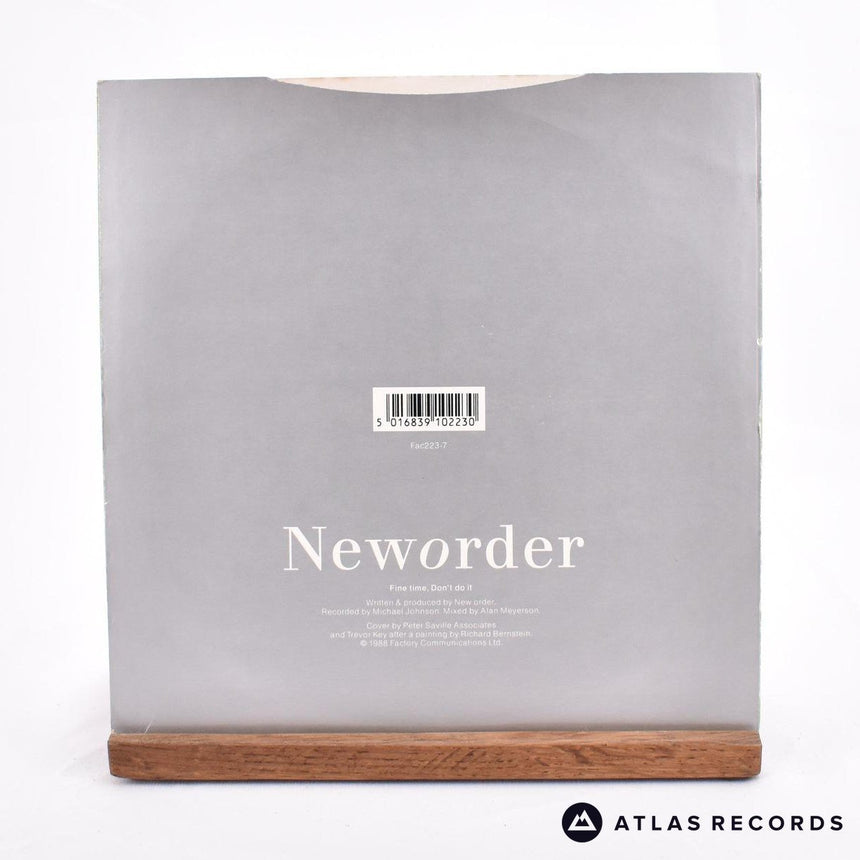 New Order - Fine Time - 7" Vinyl Record - NM/EX