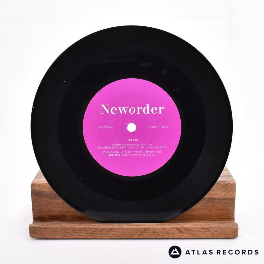 New Order - Fine Time - 7" Vinyl Record - NM/EX