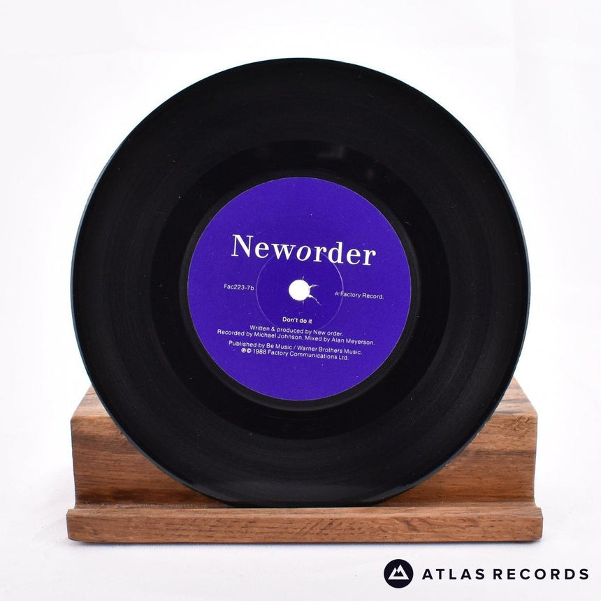 New Order - Fine Time - 7" Vinyl Record - NM/EX