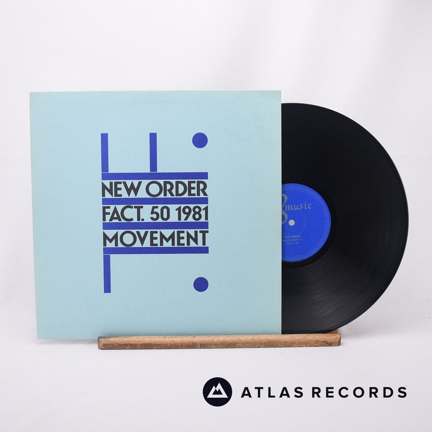 New Order Movement LP Vinyl Record - Front Cover & Record
