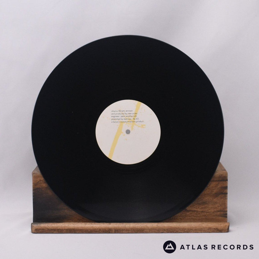 New Order - Temptation - Embossed Sleeve Strawberry A B 12" Vinyl Record - EX/EX