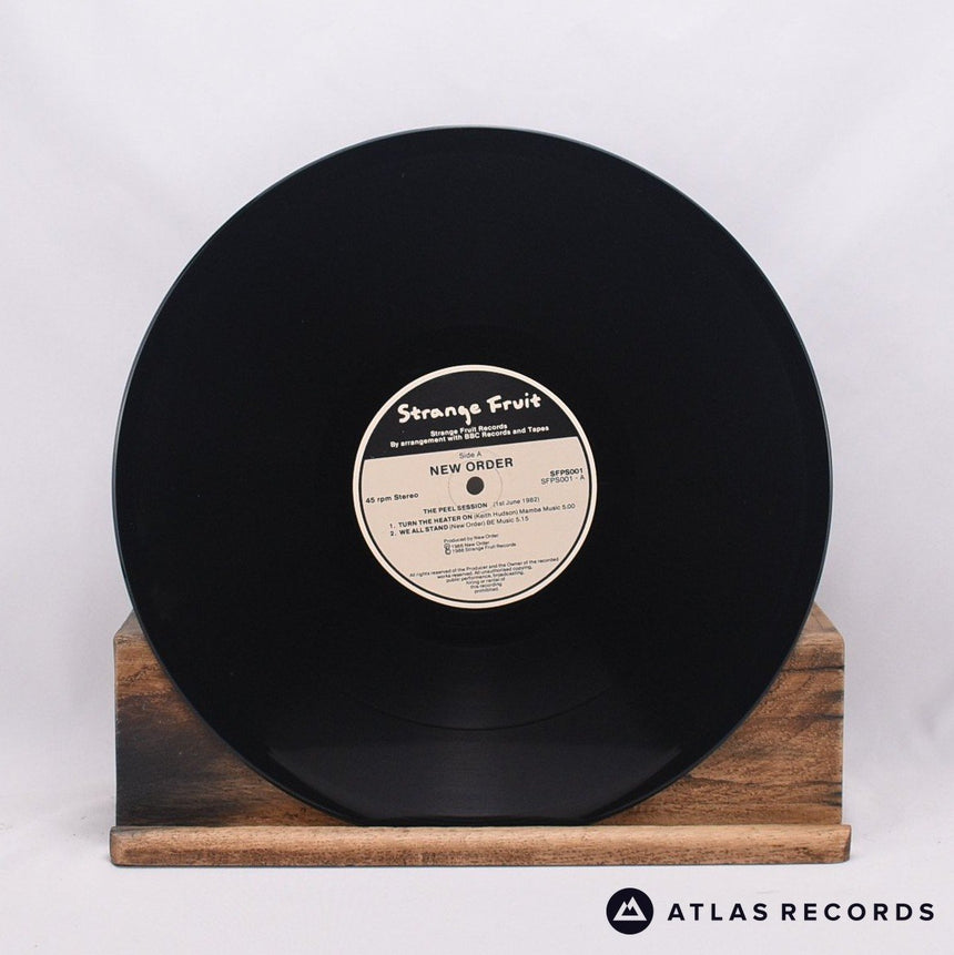 New Order - The Peel Sessions - Textured Sleeve A-2 B 12" Vinyl Record - EX/EX