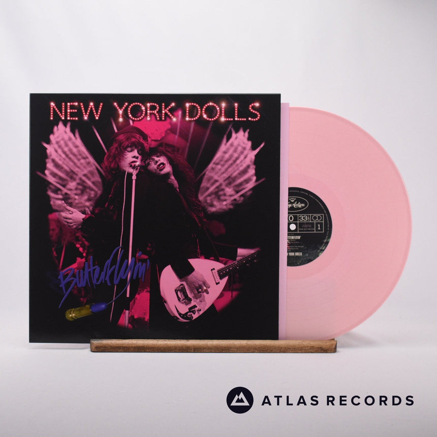New York Dolls Butterflyin' LP Vinyl Record - Front Cover & Record