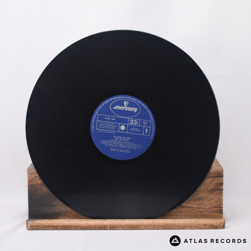 New York Dolls - In Too Much Too Soon - 1Y 2Y LP Vinyl Record - EX/EX