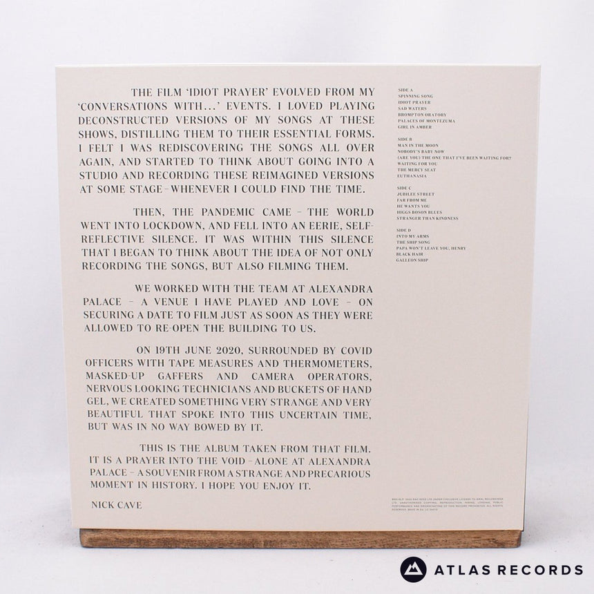 Nick Cave - Idiot Prayer - 2 x LP Vinyl Record - NM/NM