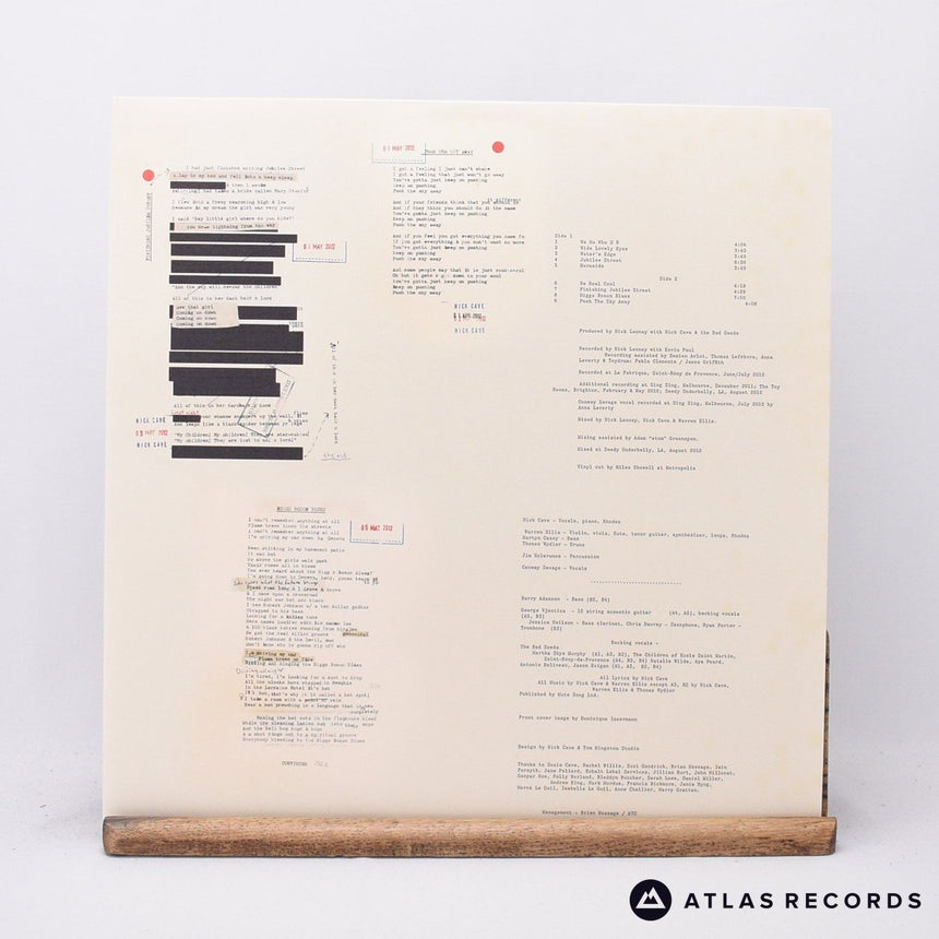 Nick Cave & The Bad Seeds - Push The Sky Away - LP + 7" Vinyl Record - NM/EX