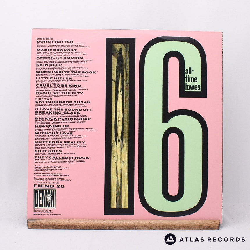 Nick Lowe - 16 All-Time Lowes - Porky A2 B-1 LP Vinyl Record - EX/EX