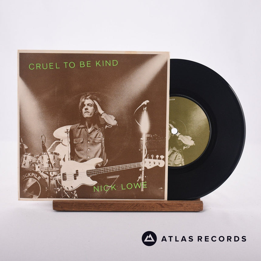 Nick Lowe Cruel To Be Kind 7" Vinyl Record - Front Cover & Record