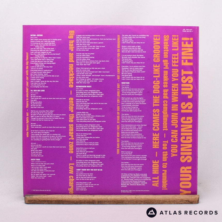 Nick Lowe - Party Of One - LP Vinyl Record - EX/EX