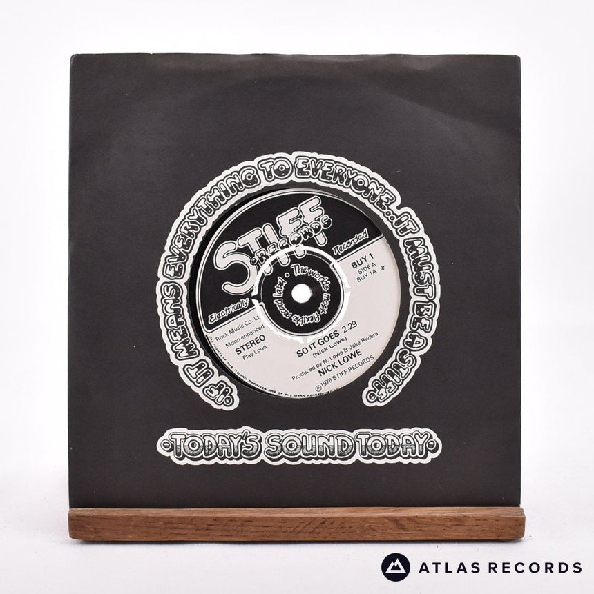 Nick Lowe So It Goes 7" Vinyl Record - In Sleeve