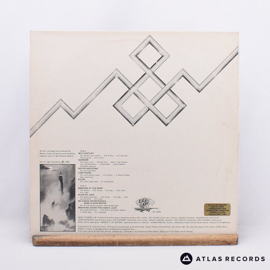 Nigel Mazlyn Jones - Breaking Cover - Lyric Sheet LP Vinyl Record - VG+/EX