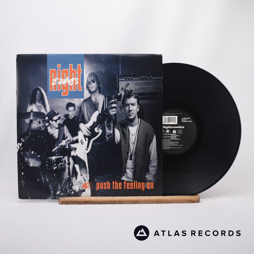 Nightcrawlers Push The Feeling On 12" Vinyl Record - Front Cover & Record