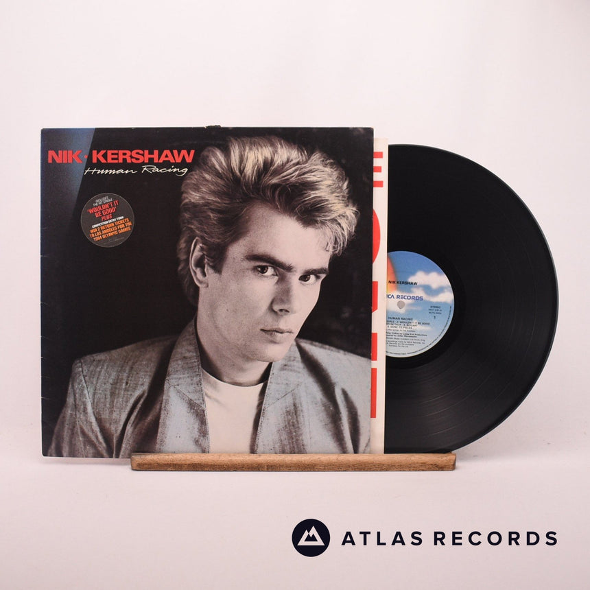 Nik Kershaw Human Racing LP Vinyl Record - Front Cover & Record