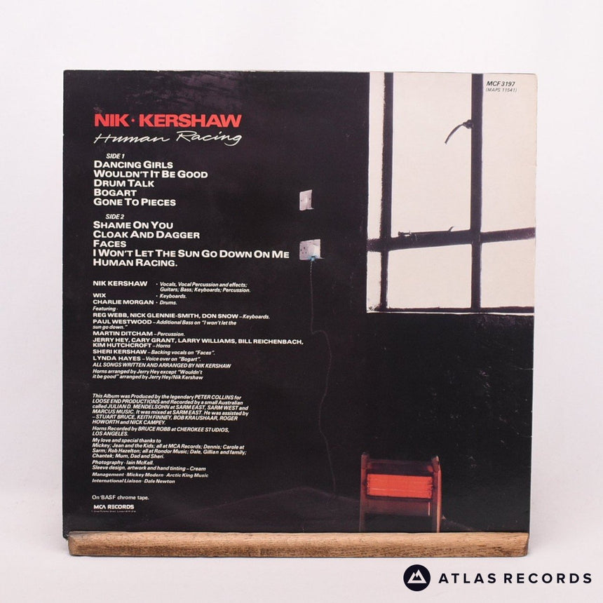 Nik Kershaw - Human Racing - LP Vinyl Record - VG+/VG+