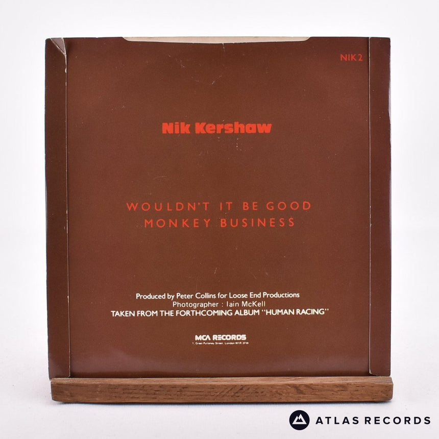 Nik Kershaw - Wouldn't It Be Good - 7" Vinyl Record - VG+/VG+