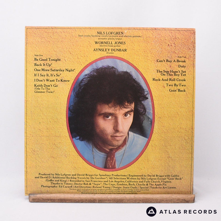 Nils Lofgren - Nils Lofgren - LP Vinyl Record - EX/VG+