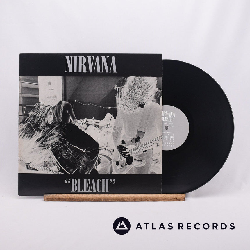 Nirvana Bleach LP Vinyl Record - Front Cover & Record