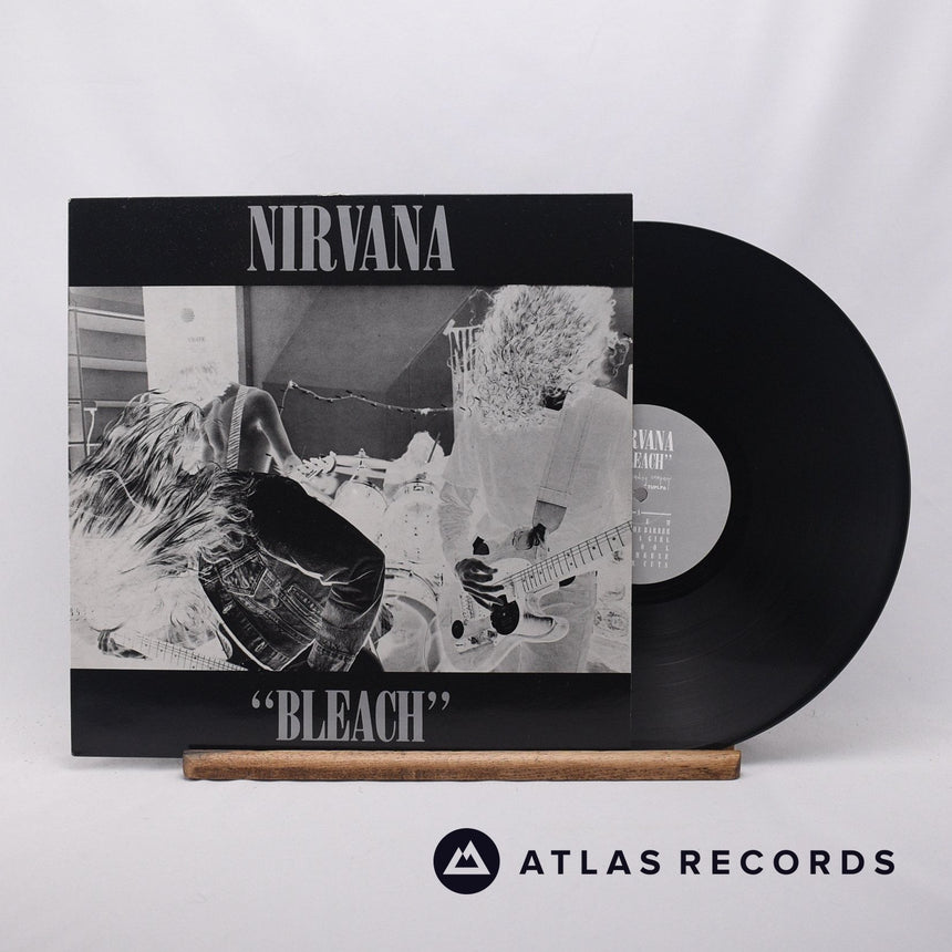 Nirvana Bleach LP Vinyl Record - Front Cover & Record