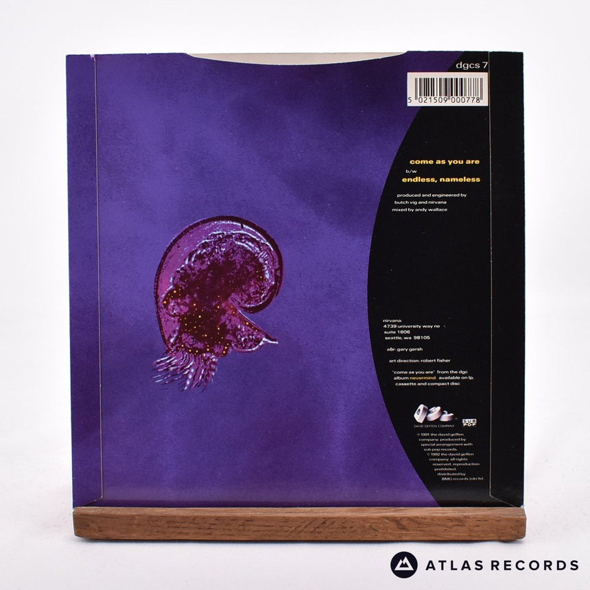 Nirvana - Come As You Are - 7" Vinyl Record - NM/EX