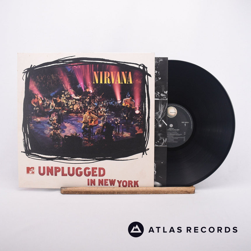 Nirvana MTV Unplugged In New York LP Vinyl Record - Front Cover & Record