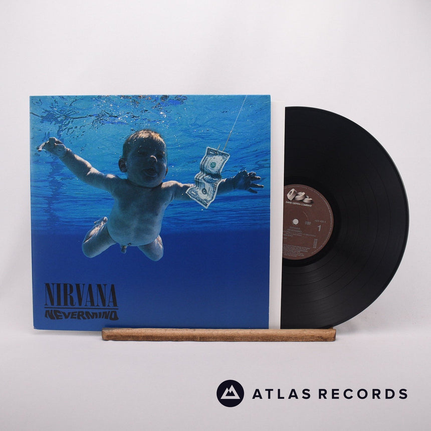 Nirvana Nevermind LP Vinyl Record - Front Cover & Record