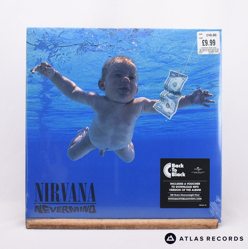Nirvana Nevermind LP Vinyl Record - Front Cover & Record