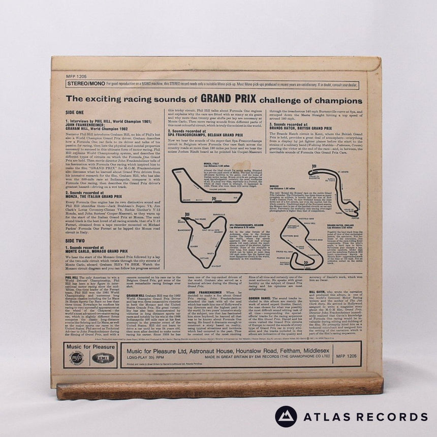 No Artist - The Exciting Racing Sounds Of Grand Prix - LP Vinyl Record - VG+/VG+