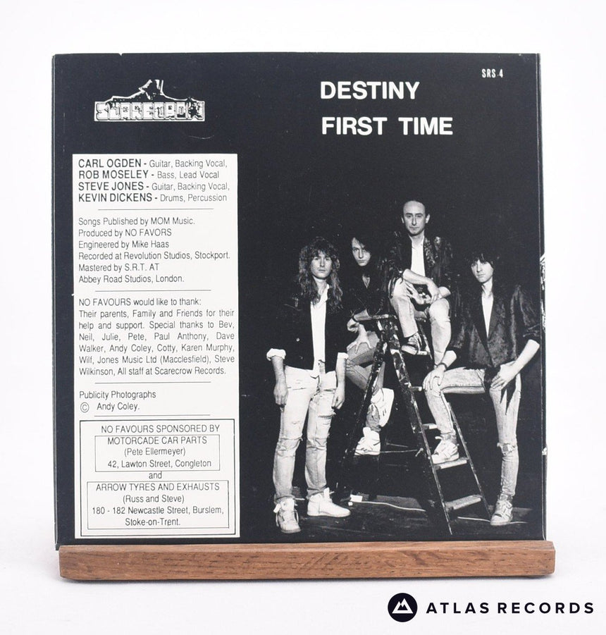 No Favors - Destiny - 7" Vinyl Record - EX/EX