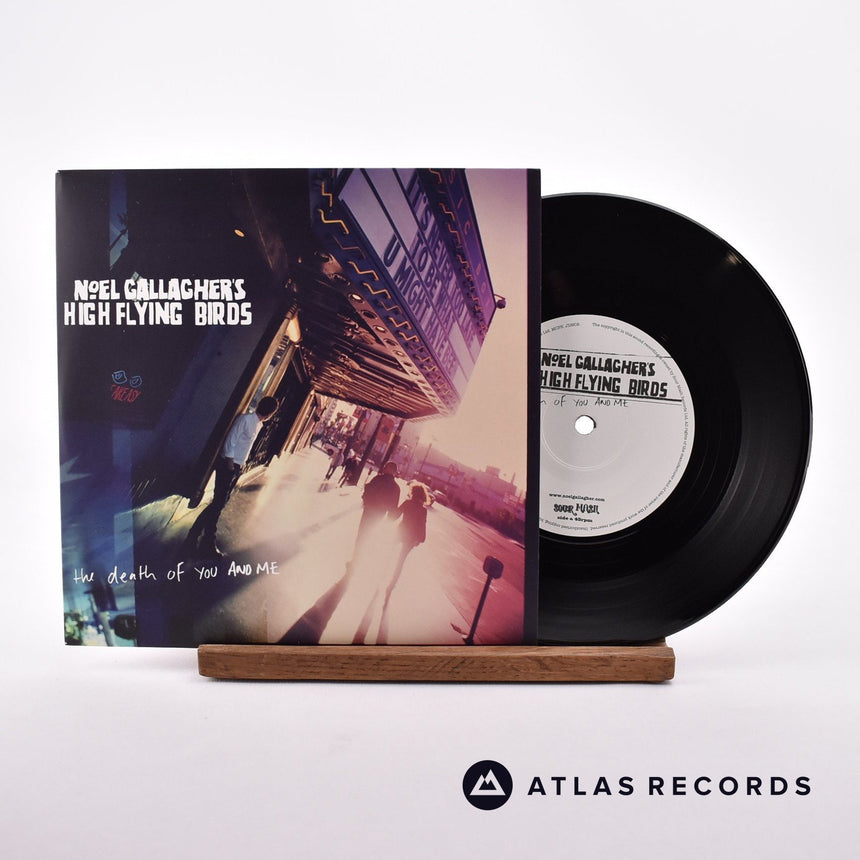 Noel Gallagher's High Flying Birds The Death Of You And Me 7" Vinyl Record - Front Cover & Record