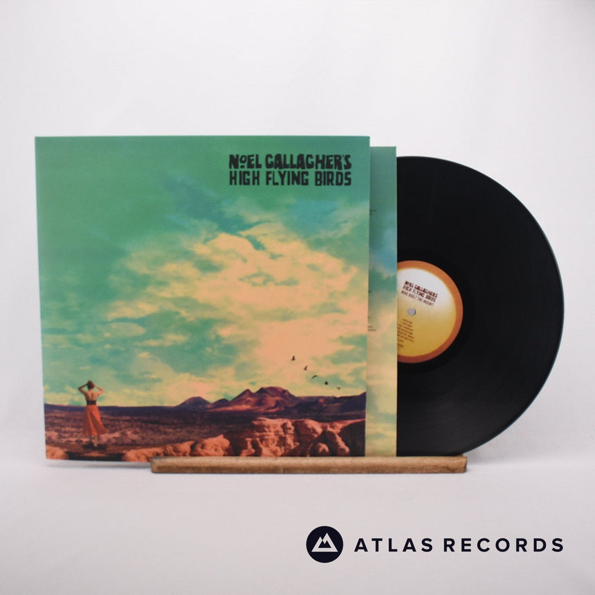 Noel Gallagher's High Flying Birds Who Built The Moon? LP Vinyl Record - Front Cover & Record